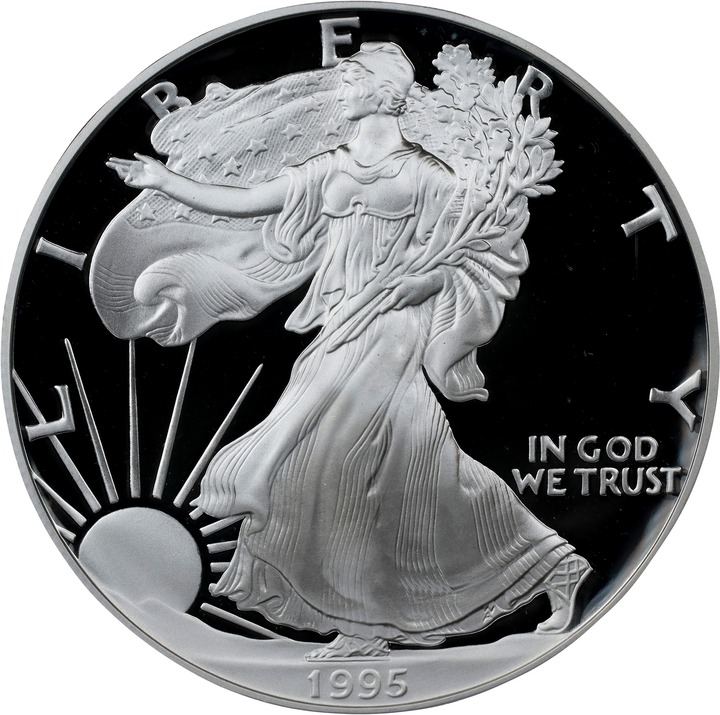 1995-W $1  Silver Eagle PR DCAM thumbnail 11