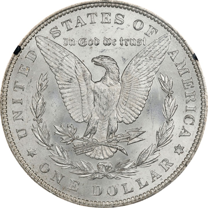 1883 $1  GSA Hoard, Soft Package MS65 thumbnail 2