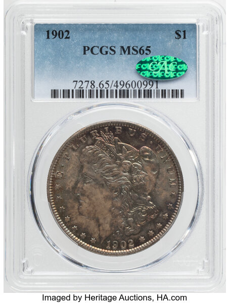 1902 $1 MS65 thumbnail 2