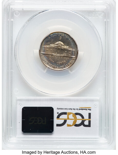 Jefferson Nickel 5c Silver War Issues, 1942 [Type] PR67 thumbnail 4
