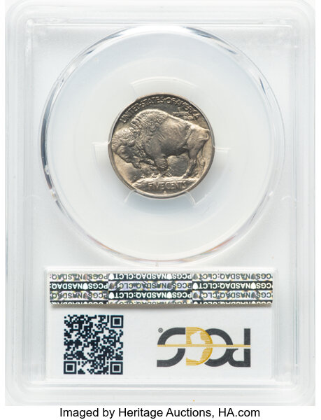 1913-S 5c Buffalo, Type 1 MS66 CAC thumbnail 4