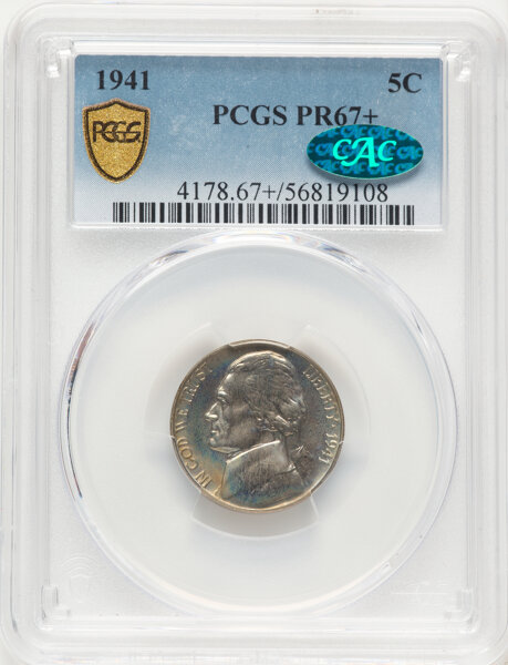 1941 5c PR67 CAC thumbnail 2