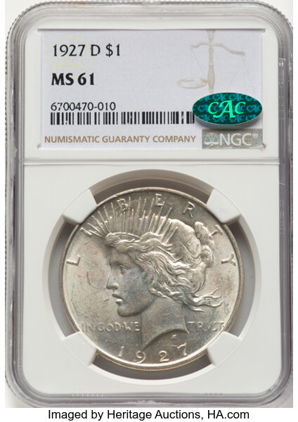 1927-D $1  MS thumbnail 2