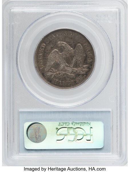 1861-O 50c CSA Obverse, Die Crack, FS-401, W-11 MS thumbnail 13