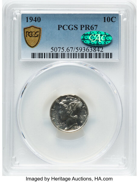 1940 10c PR67 thumbnail 6