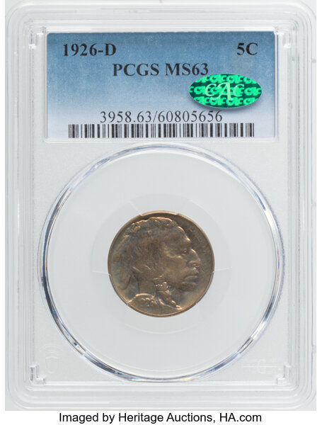 1926-D 5c MS thumbnail 3