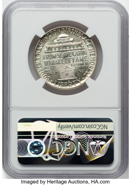 1951-D 50c Booker T. Washington MS67 thumbnail 4