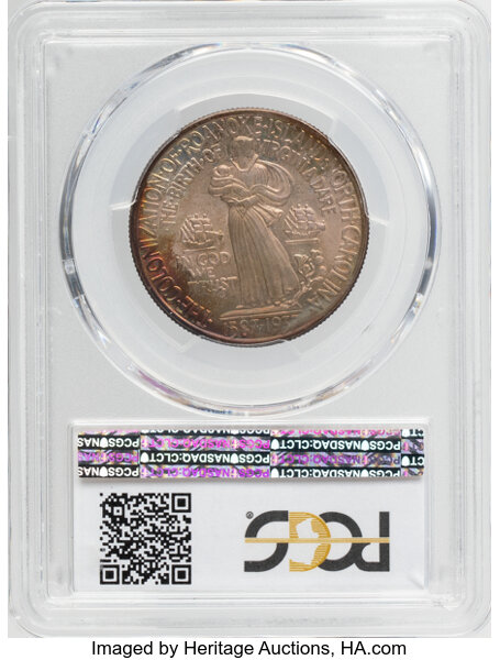 1937 50c Roanoke Island MS67 thumbnail 2