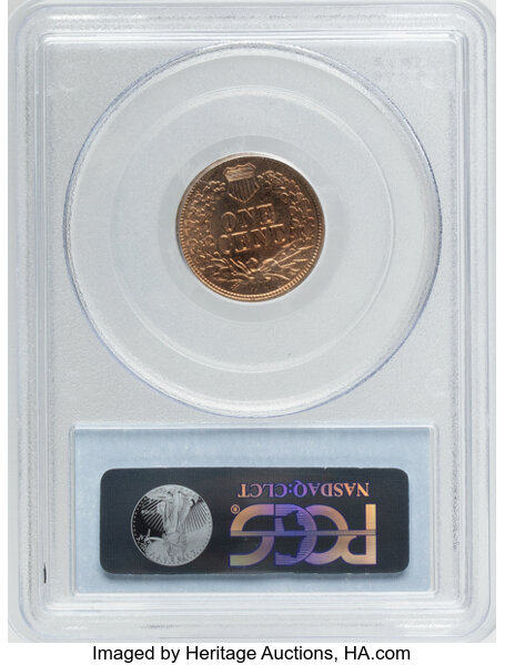 1863 1c MS65 thumbnail 2