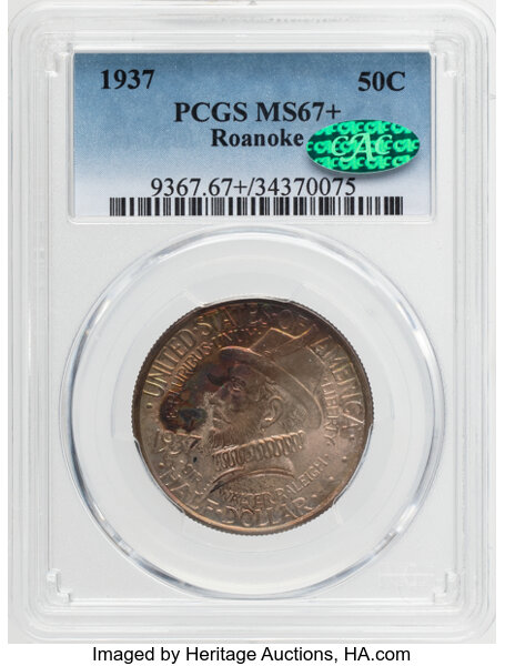 1937 50c Roanoke Island MS thumbnail 2