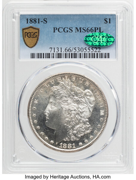 1881-S $1  MS PL MS66 PL thumbnail 4