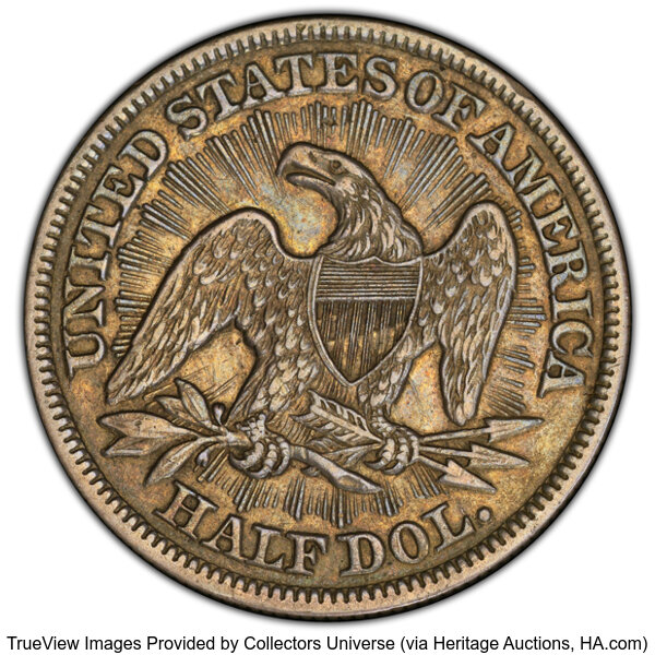1853 50c Arrows & Rays MS67 thumbnail 24