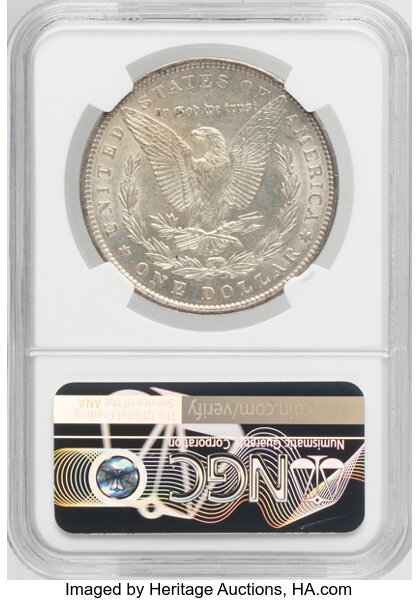 1893 $1 AU58 CAC thumbnail 2