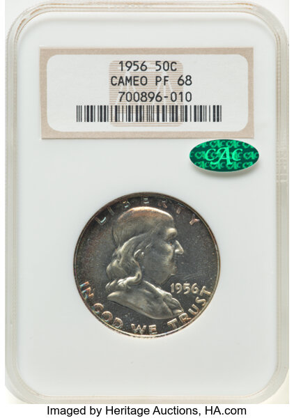 1956 50c Type 2 PR CAM thumbnail 3