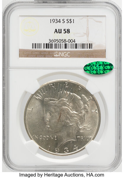 1934-S $1  MS thumbnail 3