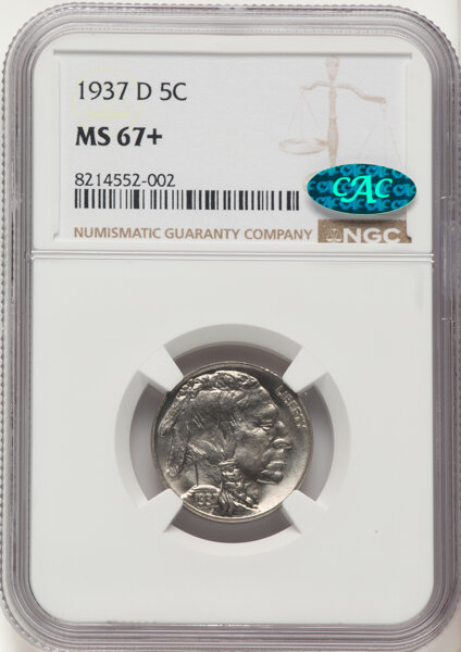 1937-D 5c MS thumbnail 3