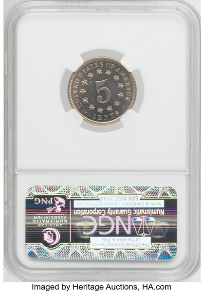 1872 5c PR66 thumbnail 6