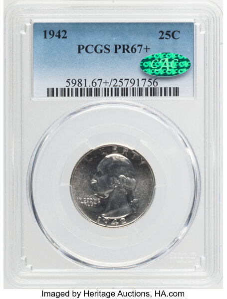 1942 25c PR67 thumbnail 6