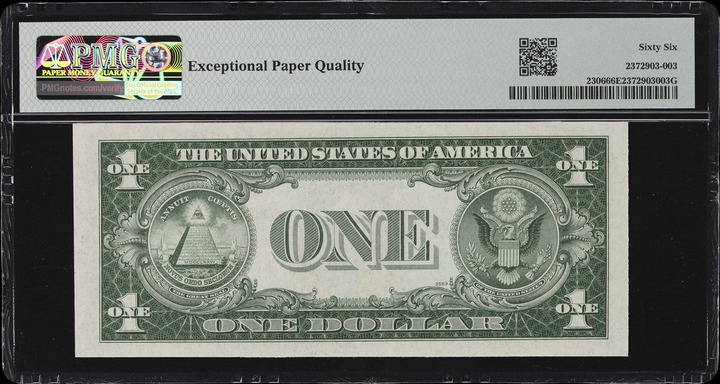 1873 1c Closed 3 PR BN PR67 BN thumbnail 2
