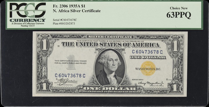 Image for 1873 1c Closed 3 PR BN PR63 BN