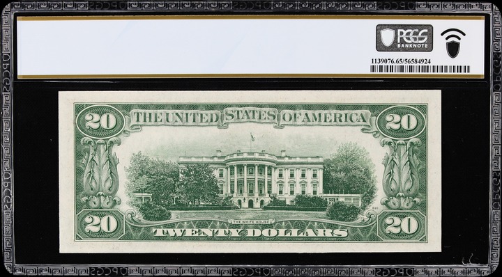 1934C $20  St. Louis, Star Replacement (Fr. 2057H*) thumbnail 3