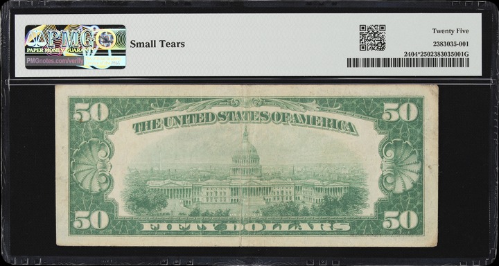 1928 $50  Star Replacement (Fr. 2404*) thumbnail 7