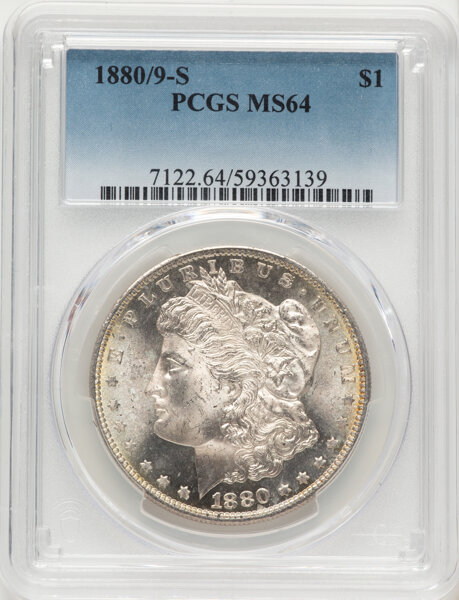 1880/9-S $1  Overdate, VAM-11 MS thumbnail 3