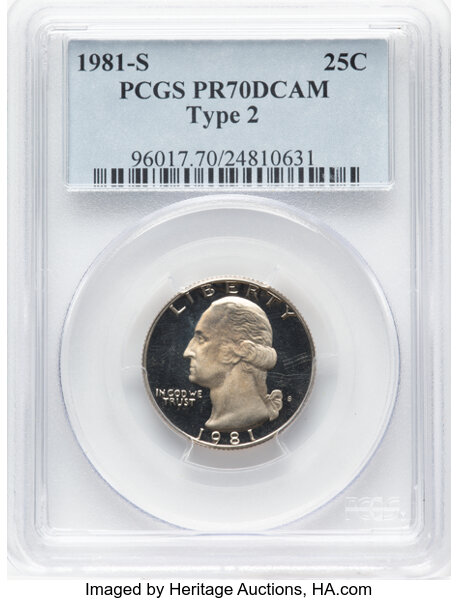 1981-S 25c Type 2 PR DCAM thumbnail 2
