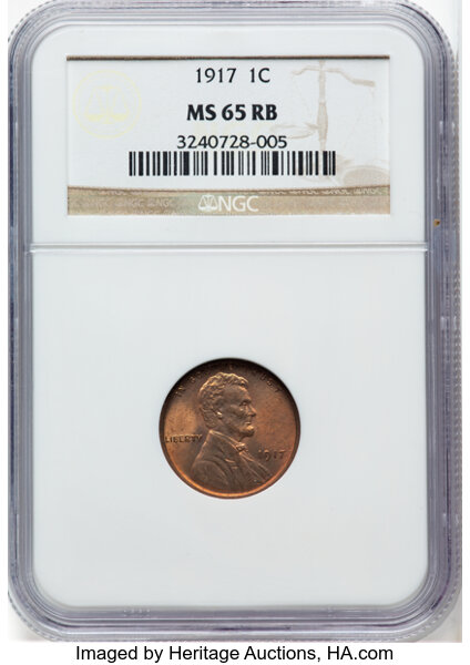 1917 1c MS RB thumbnail 4