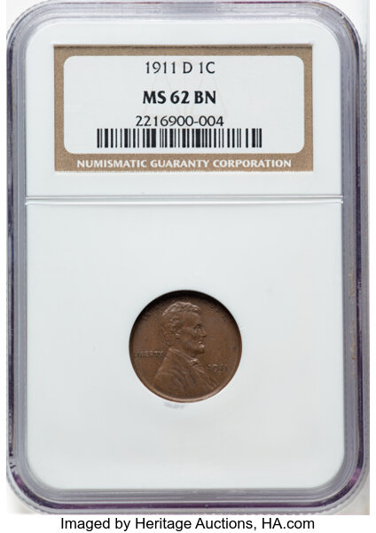 1911-D 1c MS BN thumbnail 3