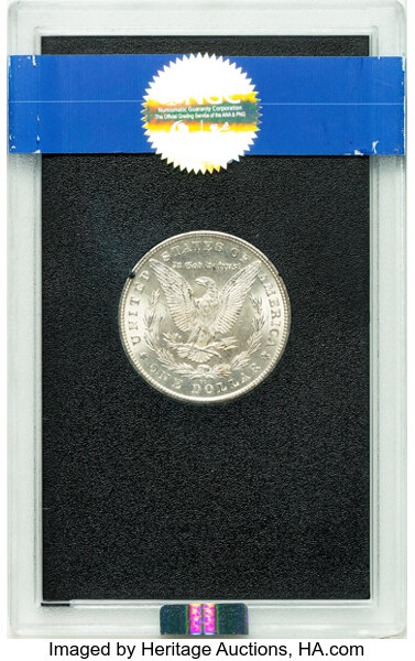 1880-CC $1  GSA Hoard, Hard package MS64 CAC thumbnail 6