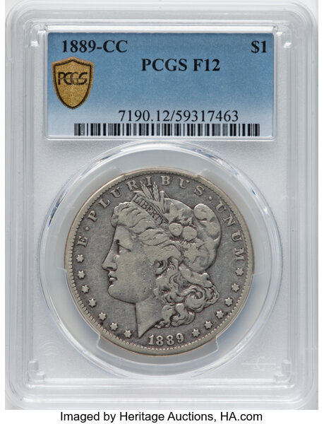 1889-CC $1 F12 CAC thumbnail 2