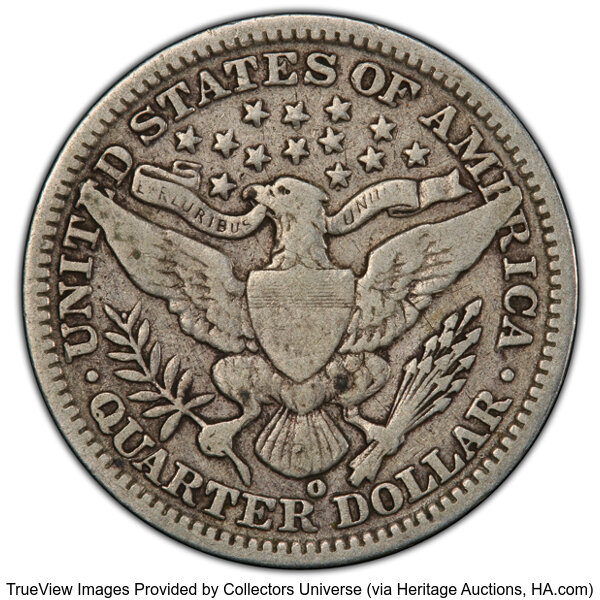 Barber Quarter 25c 1892-1916 [Type] F15 thumbnail 2