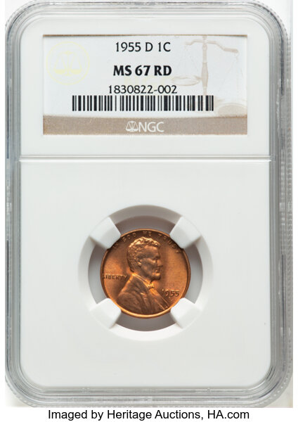 1955-D 1c MS RD thumbnail 3