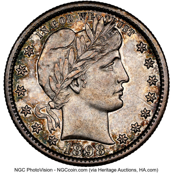 1898-S 25c MS PL thumbnail 2