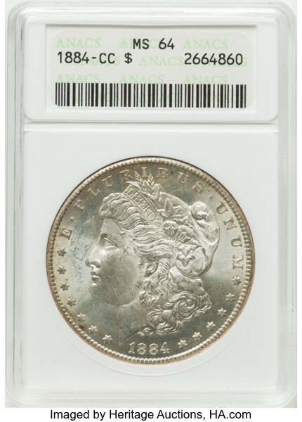 1884-CC $1  Doubled 8 Bottom, VAM-7 MS thumbnail 4