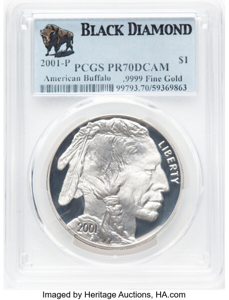 2001-P S$1 American Buffalo PR DCAM thumbnail 8