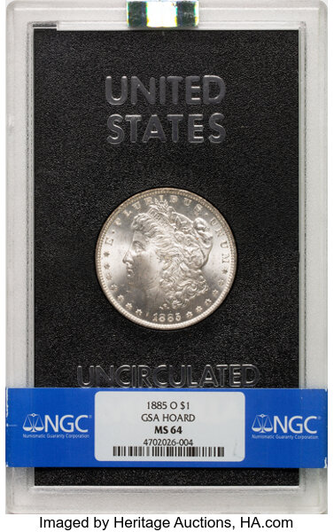 1885-O $1  GSA Hoard MS thumbnail 4