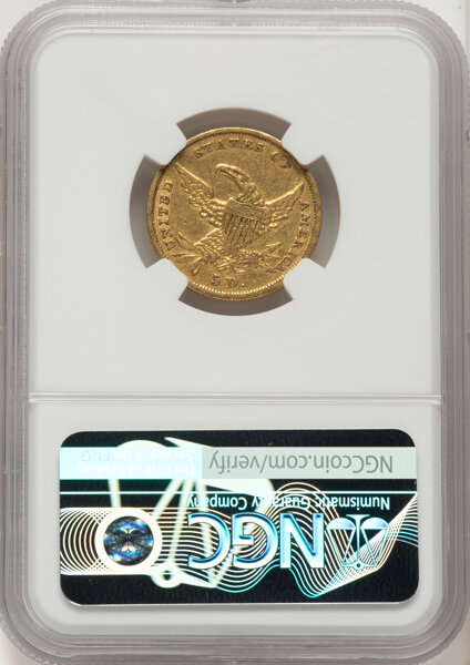 1834 $5  Classic Head, Plain 4, HM-1 MS thumbnail 5