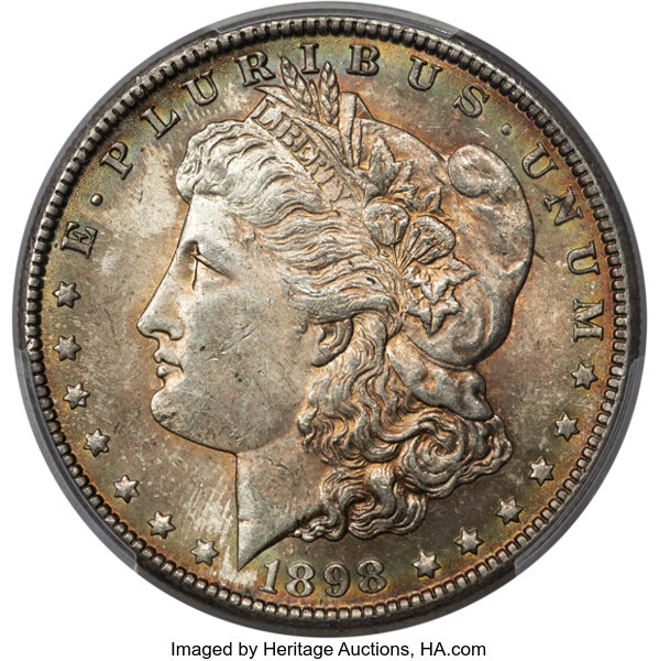 1898-O $1  Clashed Dies, VAM-16A MS thumbnail 3