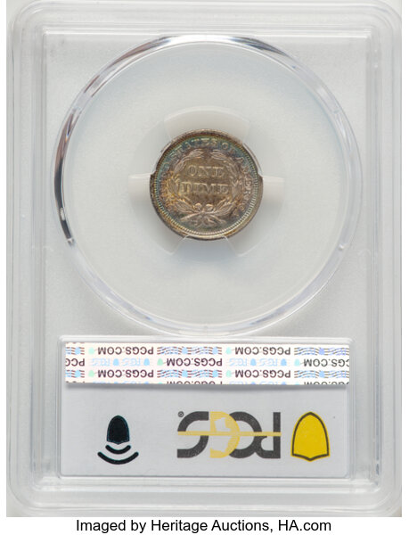 1854 10c Arrows VF25 thumbnail 25