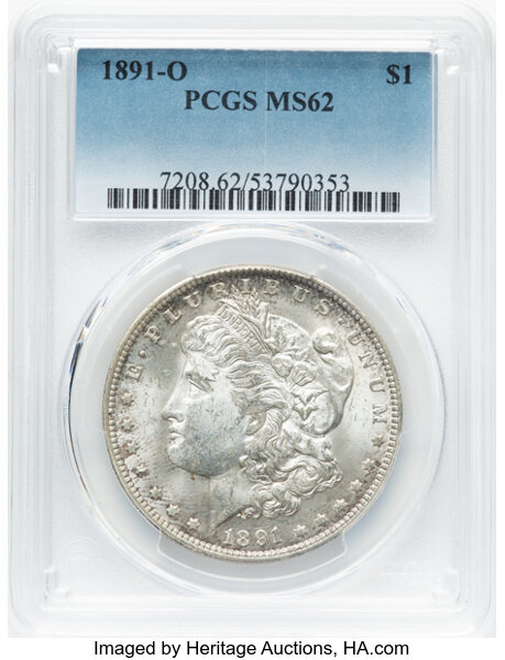 1891-O $1  Clashed Dies, VAM-14A MS thumbnail 8