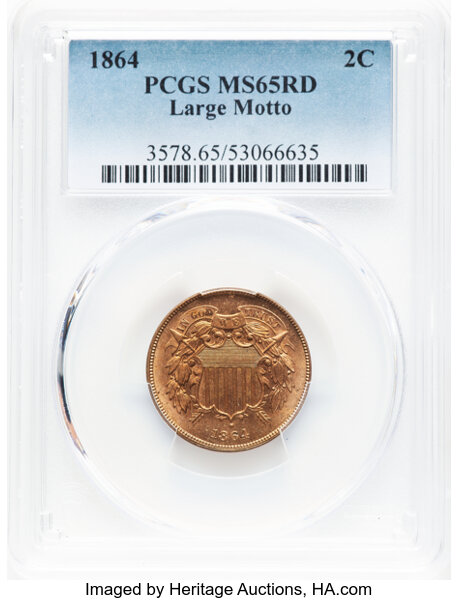 2-Cent Piece Set 2c no 1867 DDO, 10 Coins MS RD thumbnail 19