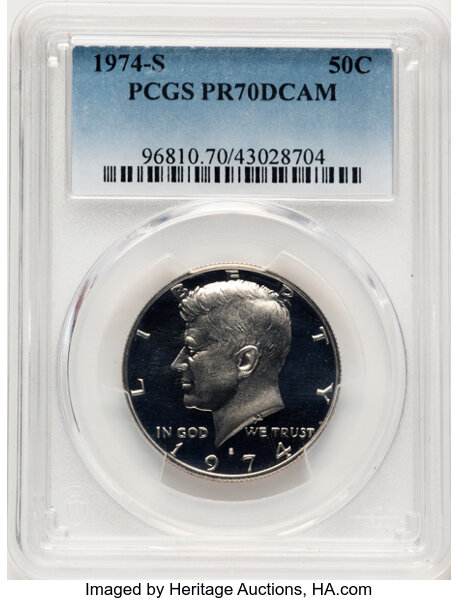 1974-S 50c PR DCAM thumbnail 5
