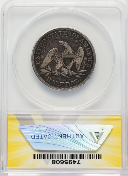 1853 50c Arrows & Rays VG10 thumbnail 2
