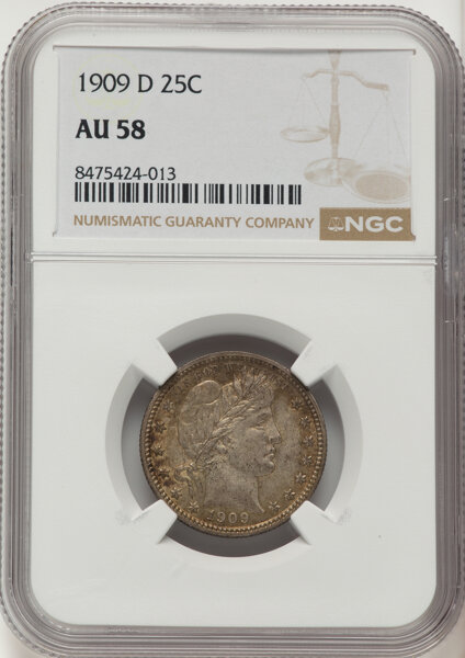 1909-D 25c MS thumbnail 3