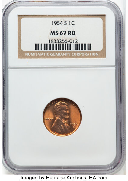 1954-S 1c MS RD thumbnail 3