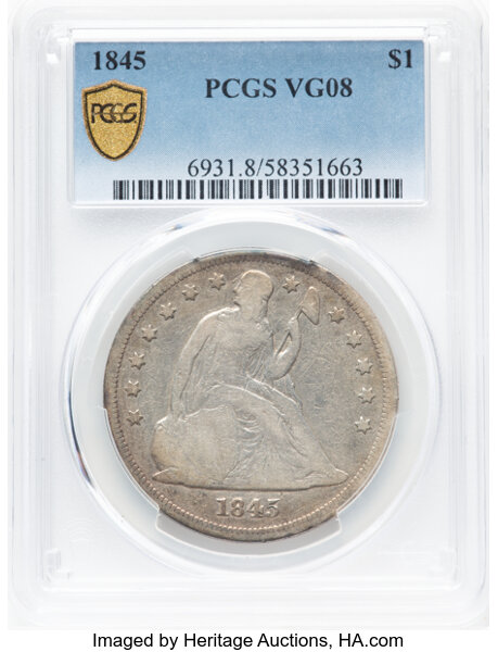 1845 $1 AG3 thumbnail 6