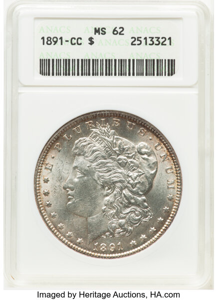 1891-CC $1  Near Date, C/C Right, VAM-4 MS thumbnail 4