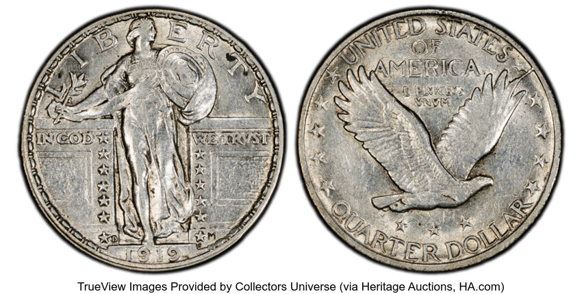 1919-D 25c MS thumbnail 3